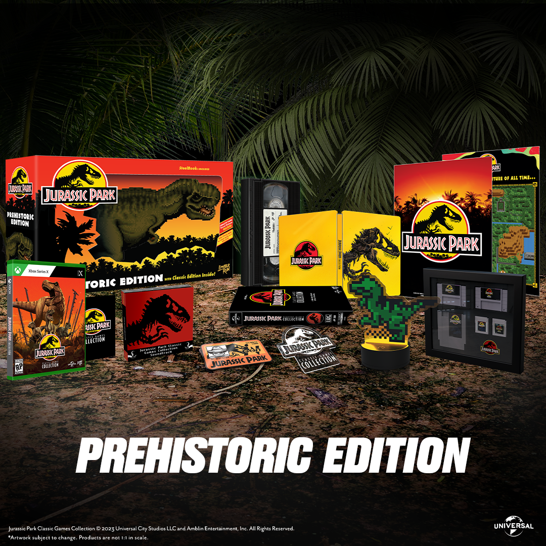 limited-run-jurassic-park-classic-games-prehistoric-xbox-spiel-steelbook image 2