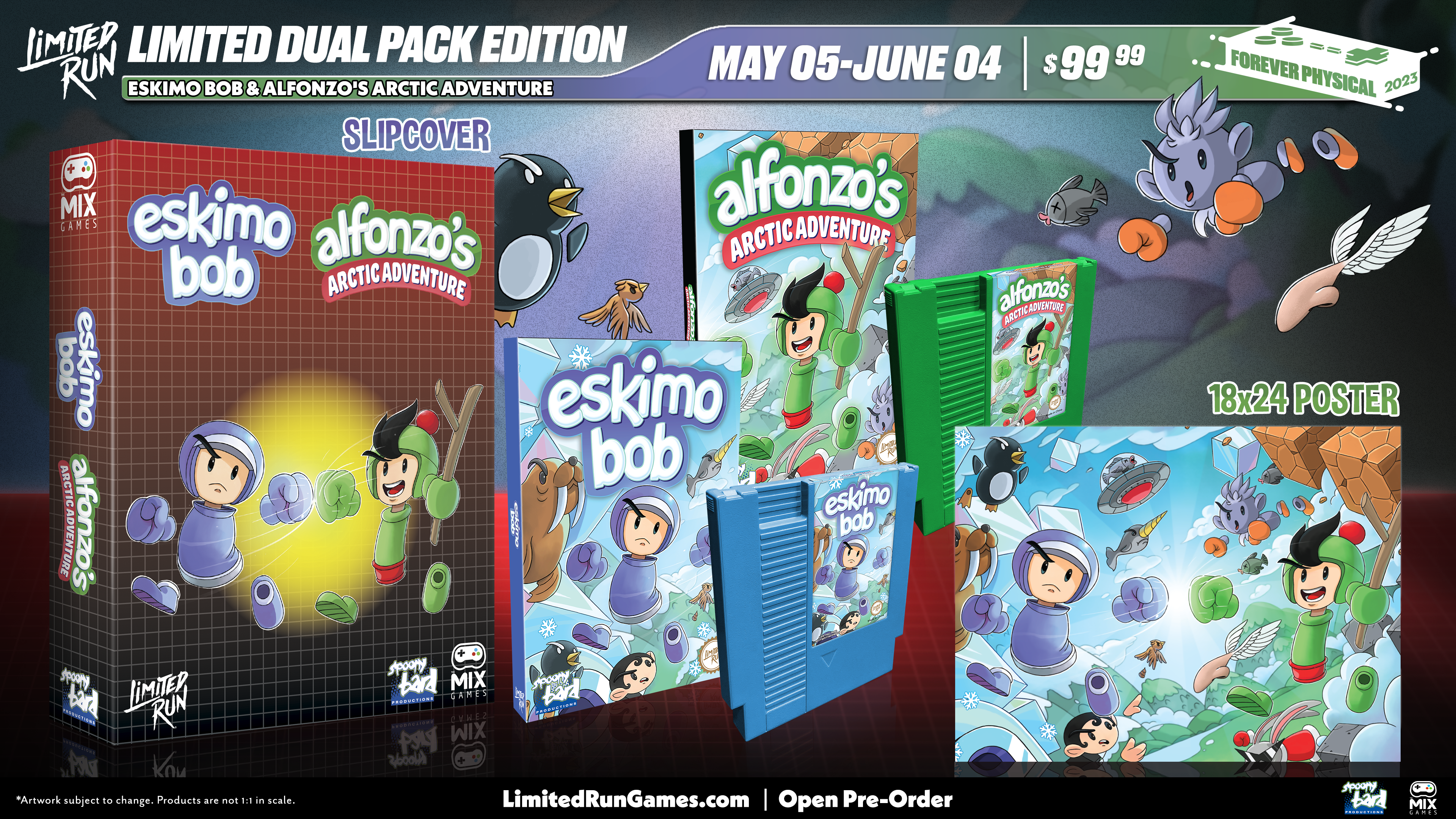 limited-run-eskimo-bob-alfonzo-s-arctic-adventure-nes-modul-dual-pack image 3