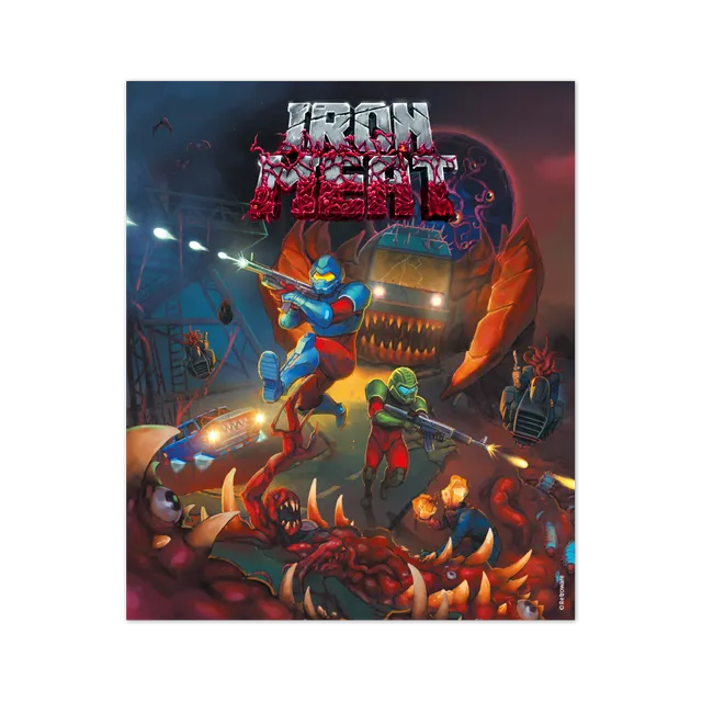 strictly-limited-iron-meat-art-card-alu-druck-14x17-limitiert image 1