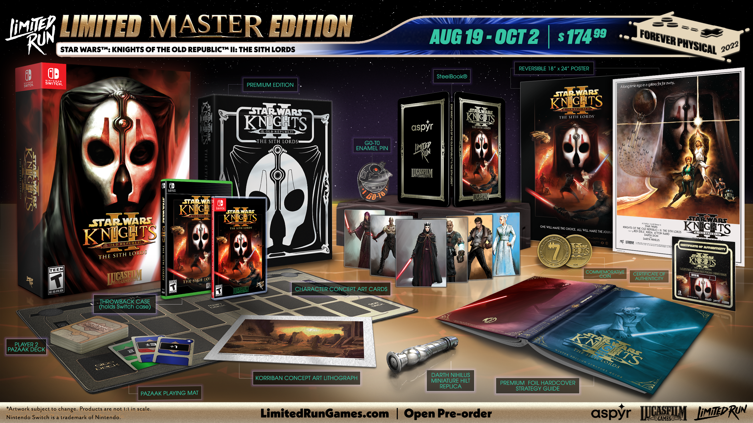 limited-run-switch-158-star-wars-kotor-ii-switch-spiel-master-edition image 3