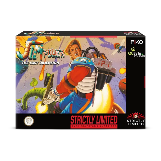 strictly-limited-jim-power-lost-dimension-snes-modul-ntsc image 1