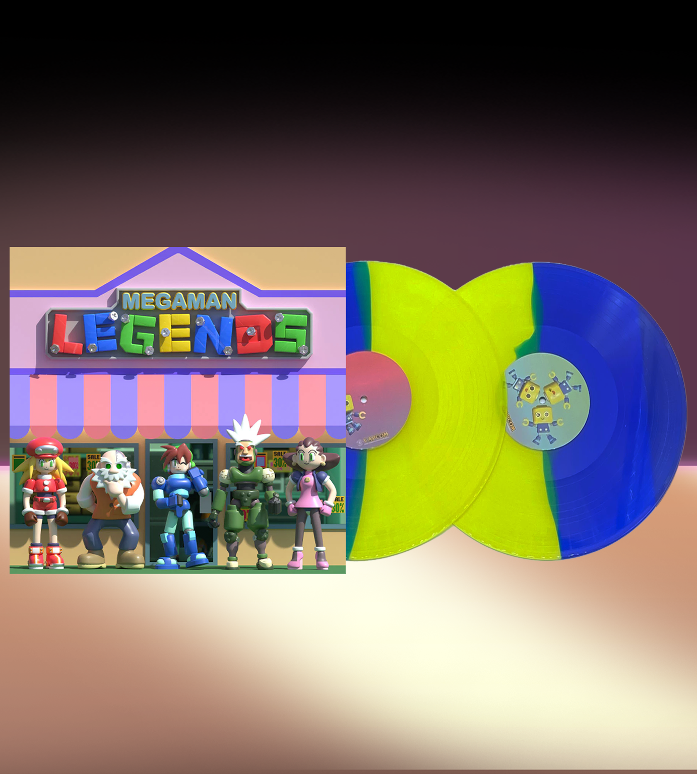 limited-run-mega-man-legends-2lp-vinyl-soundtrack-exclusive image 2