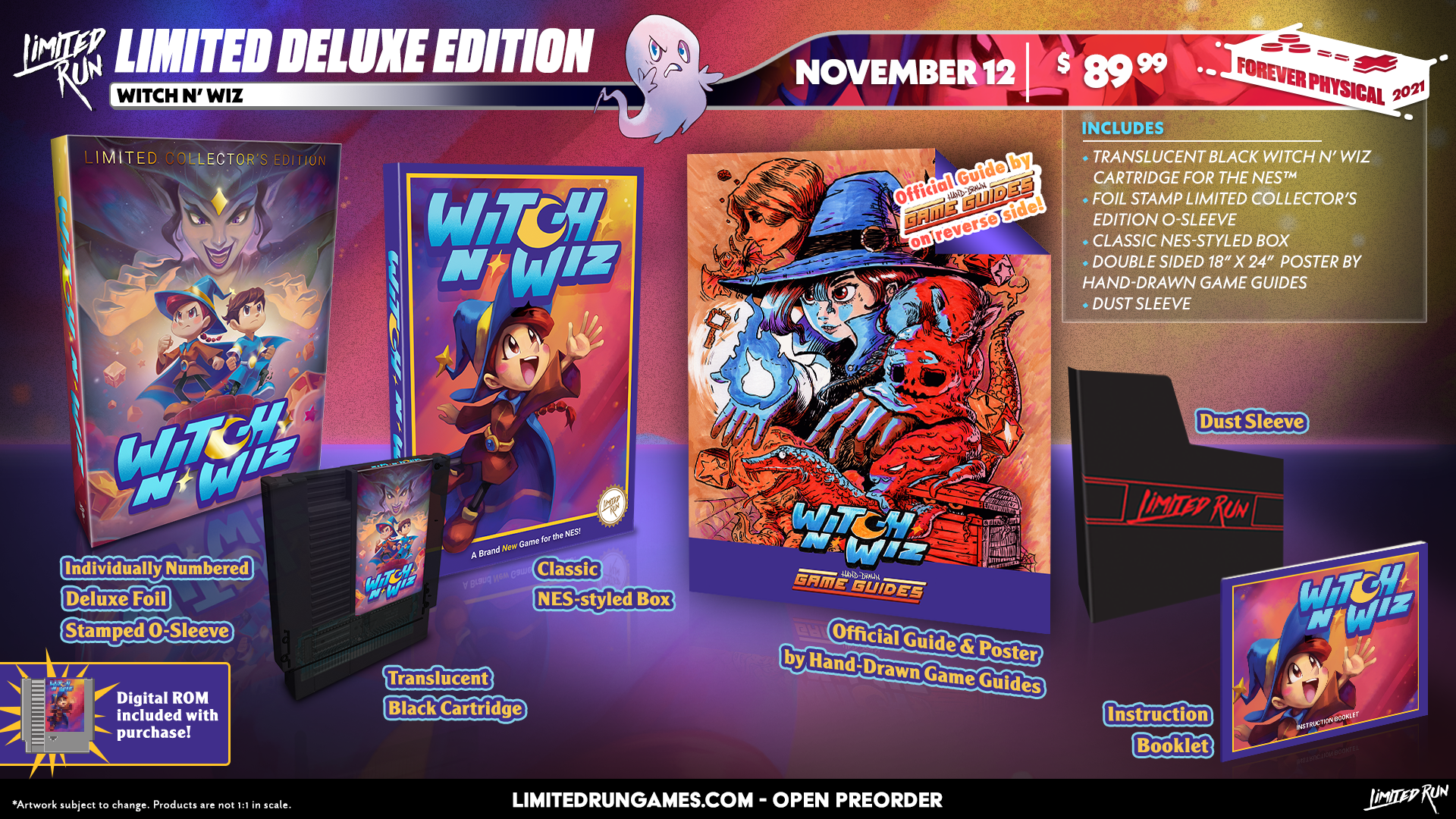 limited-run-witch-n-wiz-deluxe-edition-nes-modul-puzzle image 2