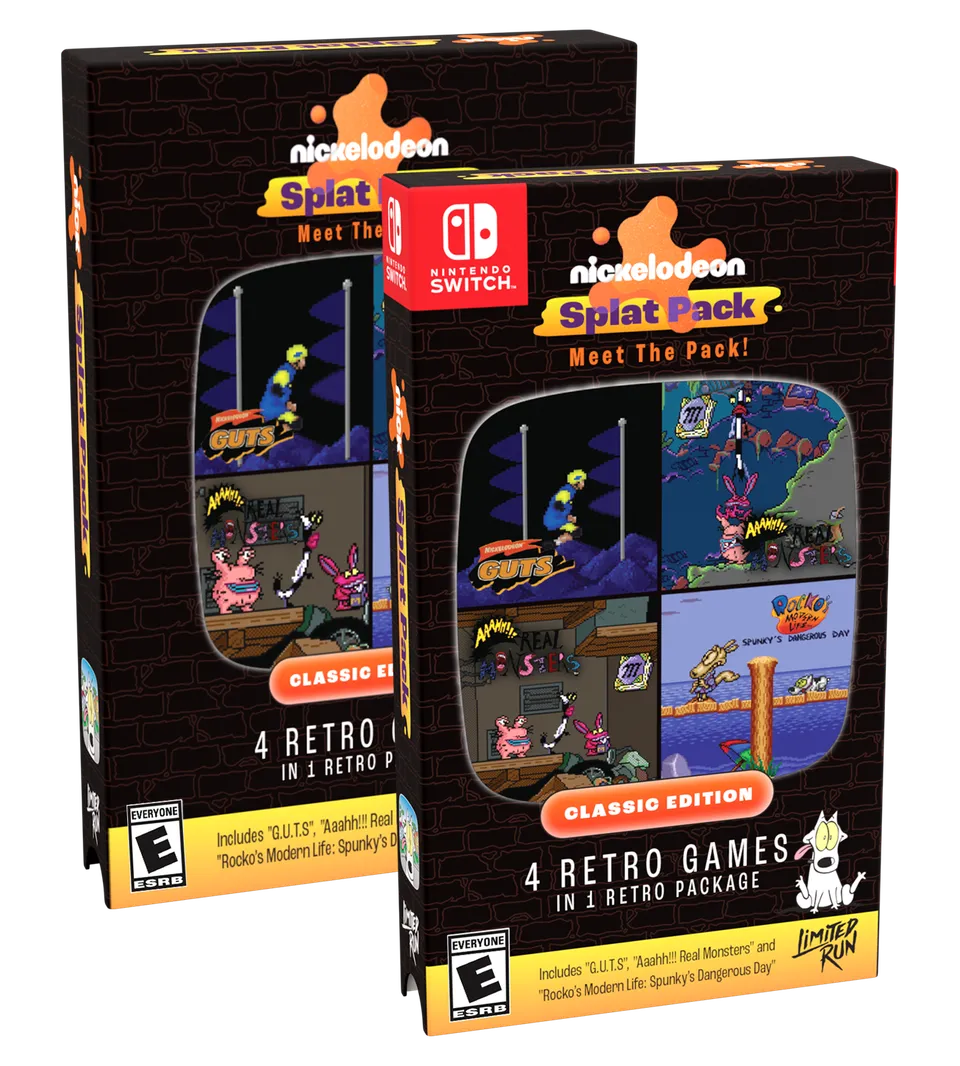 limited-run-nickelodeon-splat-pack-classic-edition-switch-spiel image 1
