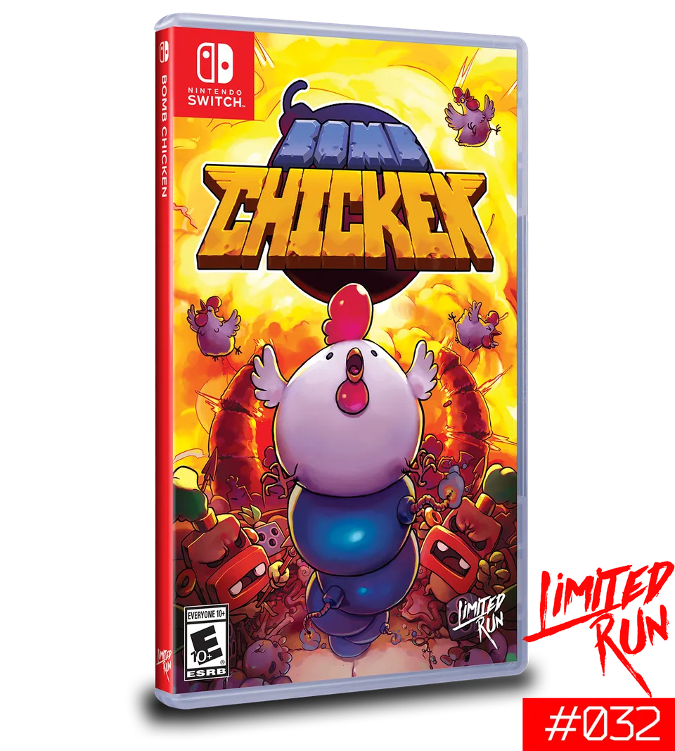 limited-run-games-bomb-chicken-32-switch-spiel-standard-edition image 1