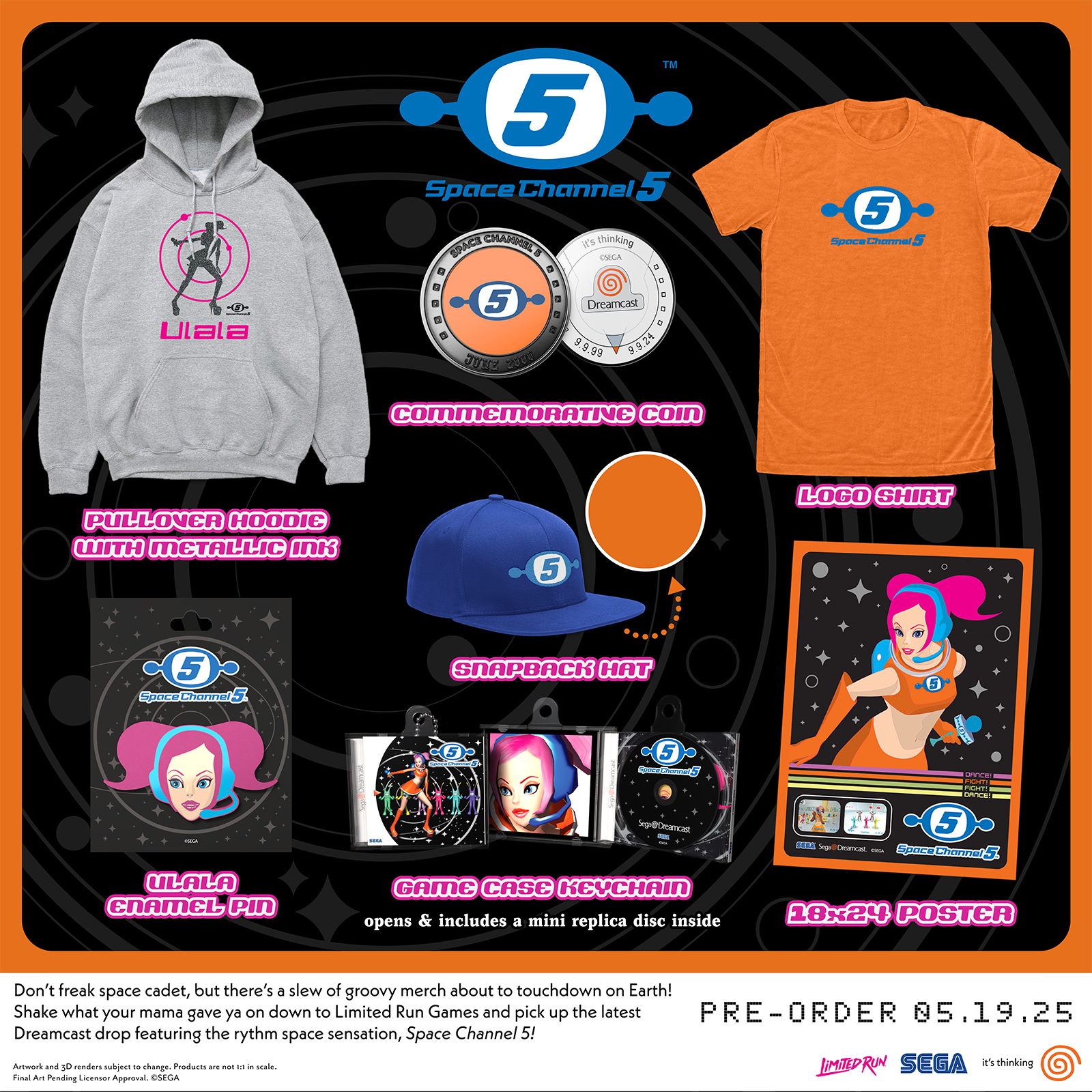 limited-run-space-channel-5-pullover-hoodie-l-gaming-kapuzenpulli image 2
