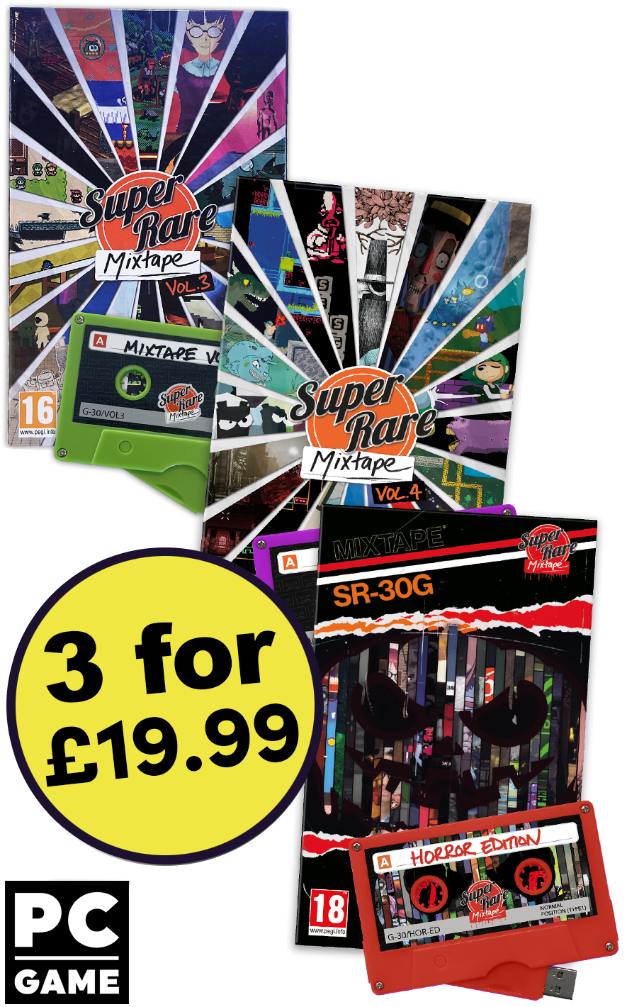 super-rare-games-mixtape-bundle-vol-3-4-horror-pc-spiele-bundle image 1