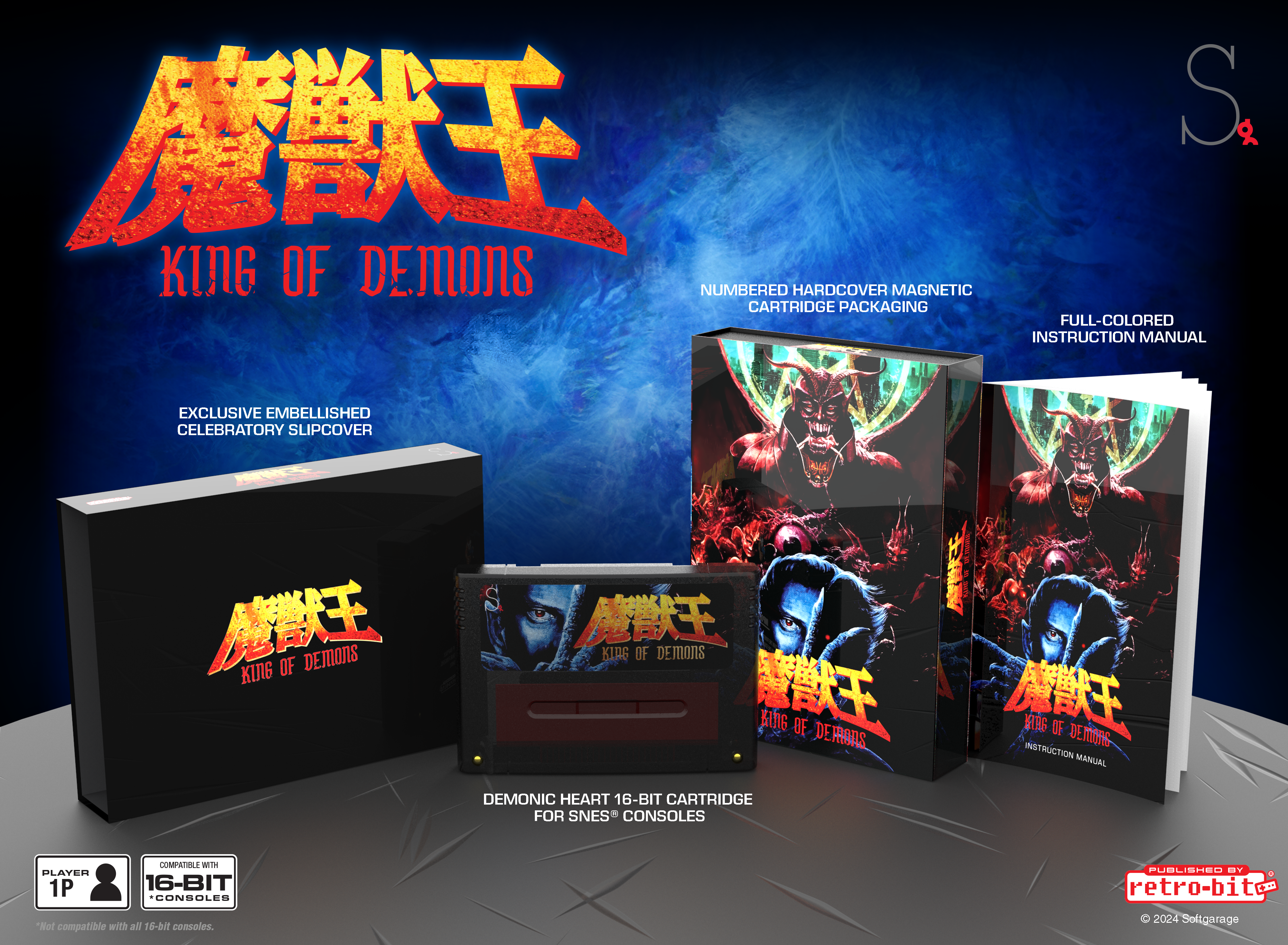 majyuo-king-of-demons-snes-pal-modul-collector-s-edition-retro image 2