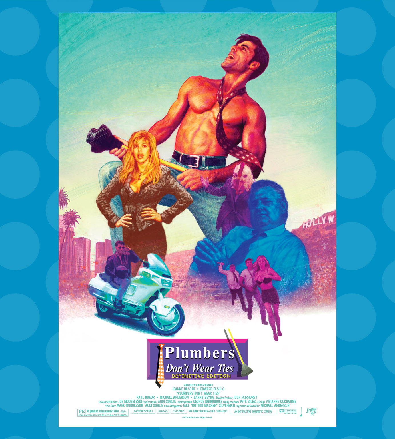 limited-run-plumbers-don-t-wear-ties-poster-definitive-edition-druck image 2