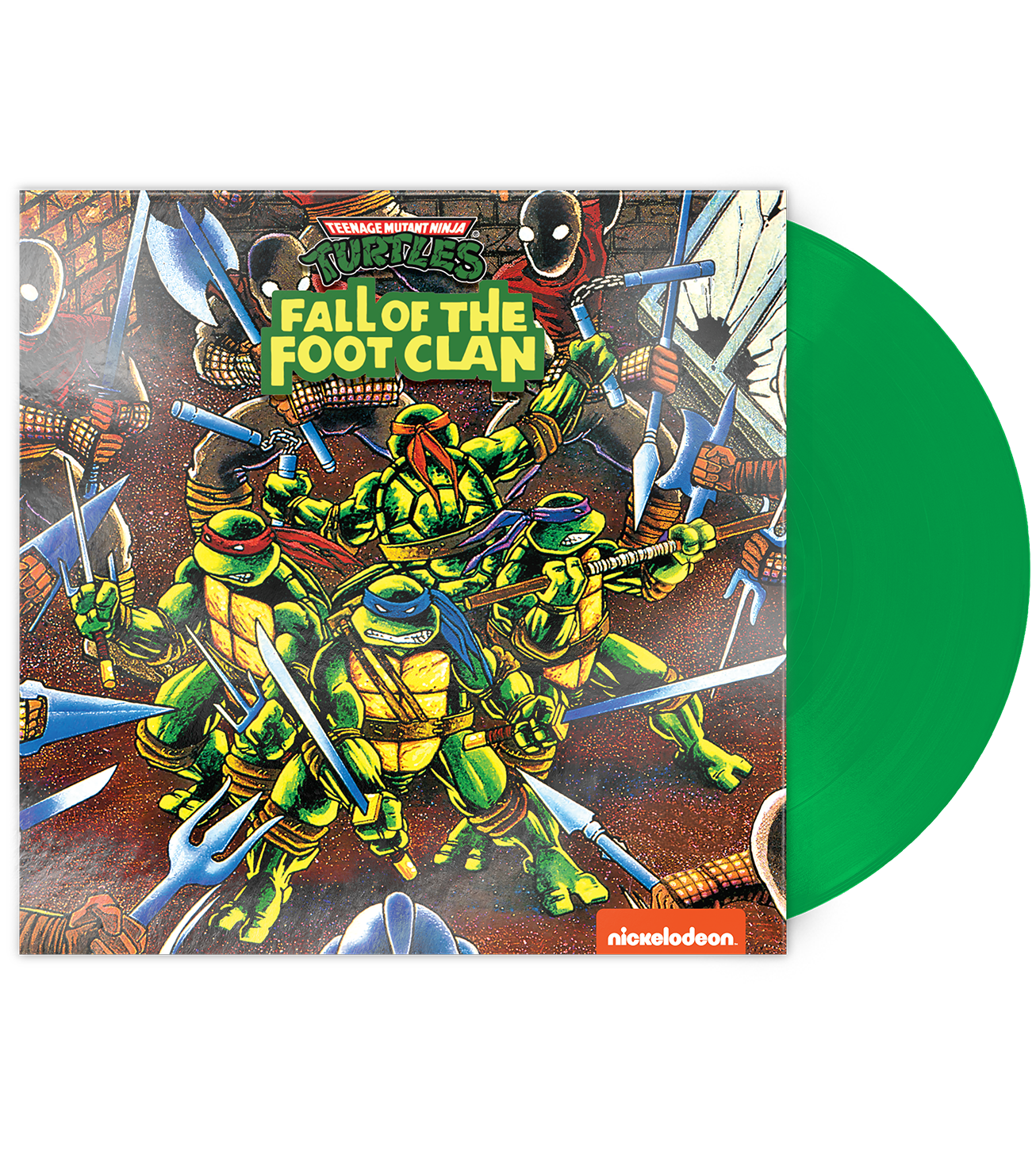tmnt-fall-of-the-foot-clan-vinyl-lp-green-ooze-edition image 2