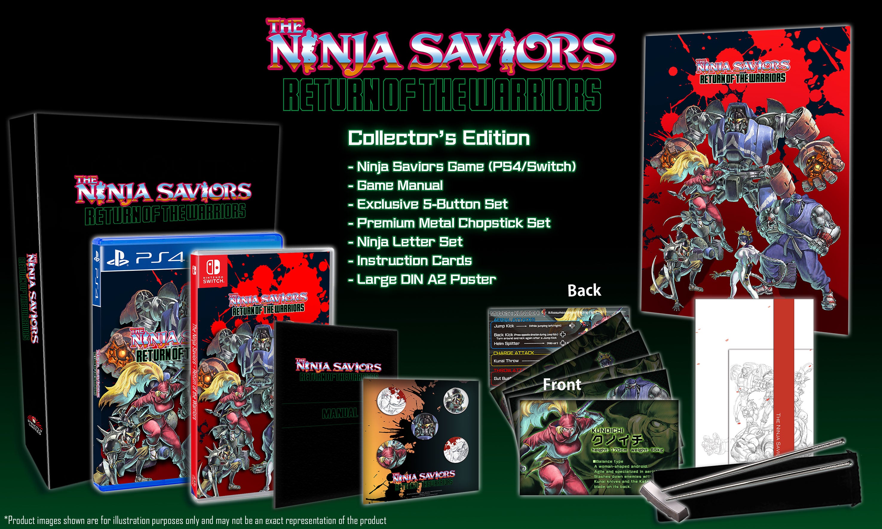 strictly-limited-the-ninja-saviors-switch-collector-s-edition-beat-em-up image 2
