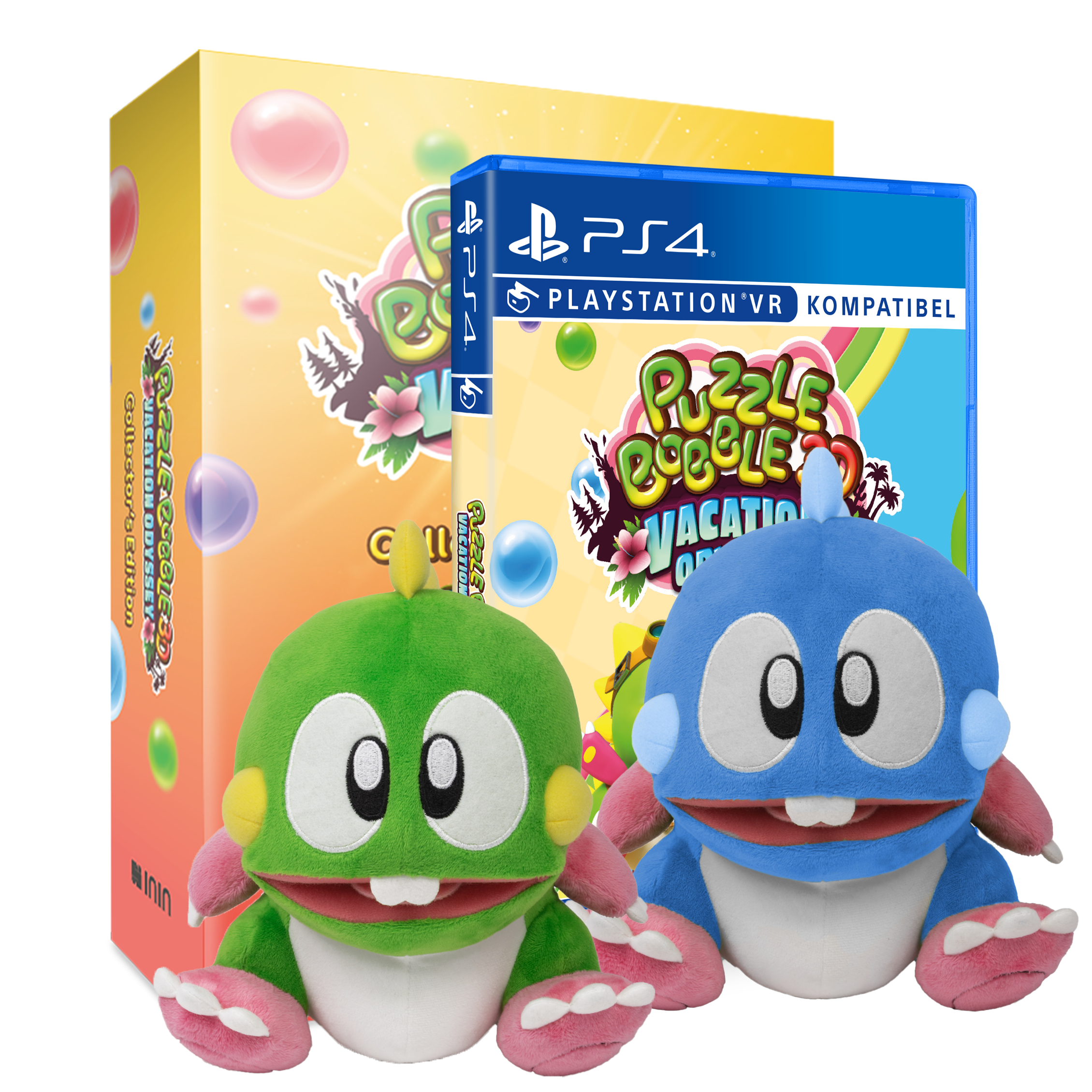 inin-puzzle-bobble-3d-ps4-spiel-collector-s-edition-pl-sch-bundle image 1