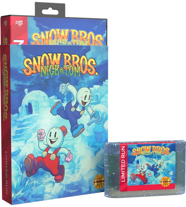 limited-run-snow-bros-nick-tom-sgn-spiel-deluxe-16-bit image 1