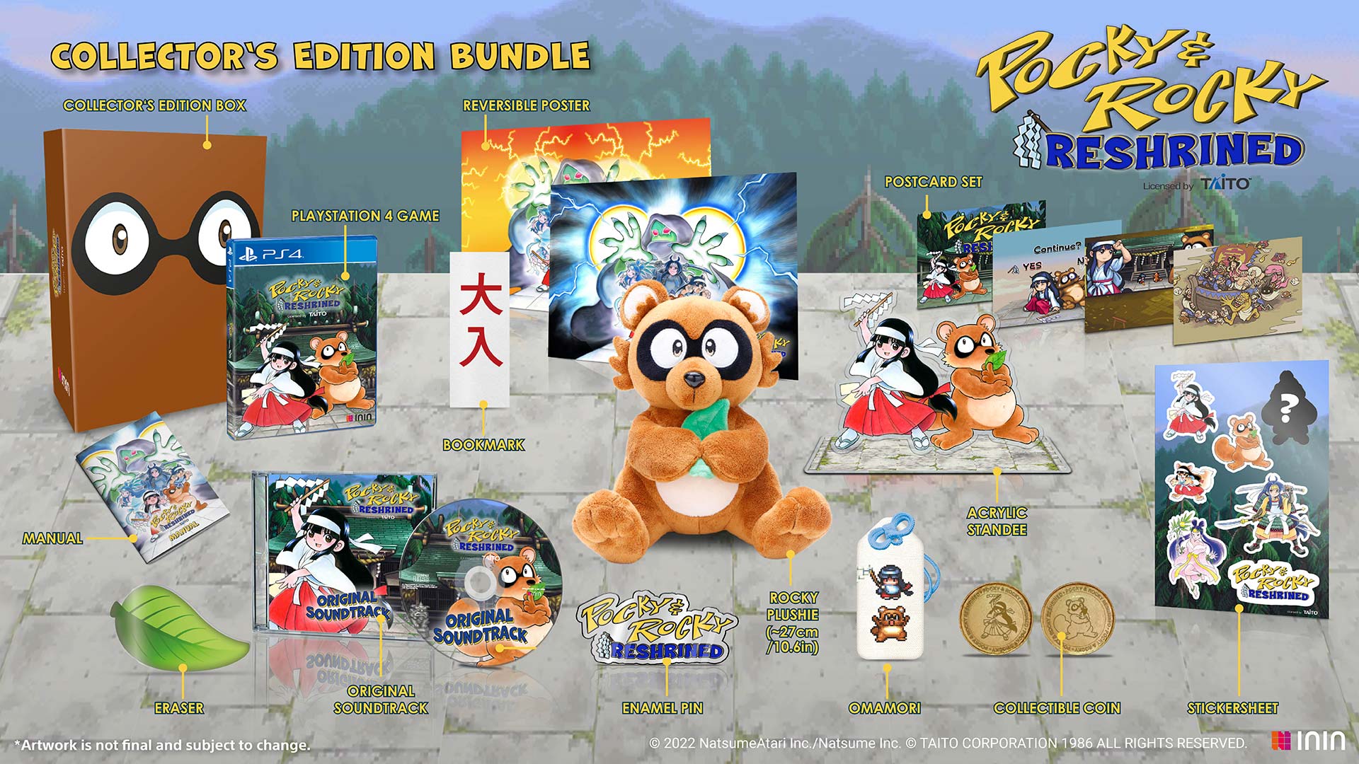 strictly-limited-pocky-rocky-reshrined-ps4-collector-s-edition-plushie image 2