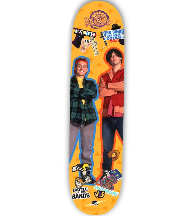 limited-run-bill-ted-s-excellent-retro-collection-skateboard-deck-8-zoll image 1