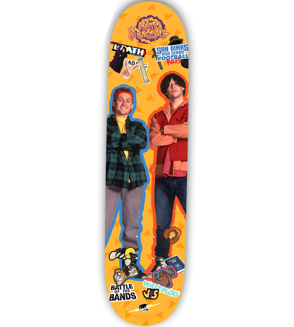 limited-run-bill-ted-s-excellent-retro-collection-skateboard-deck-8-zoll image 1