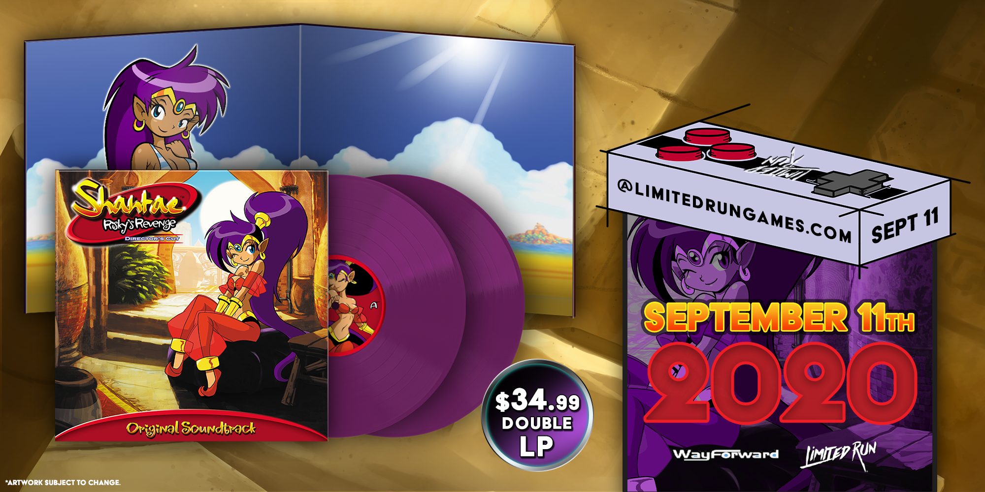 limited-run-games-shantae-risky-s-revenge-2lp-vinyl-soundtrack image 5