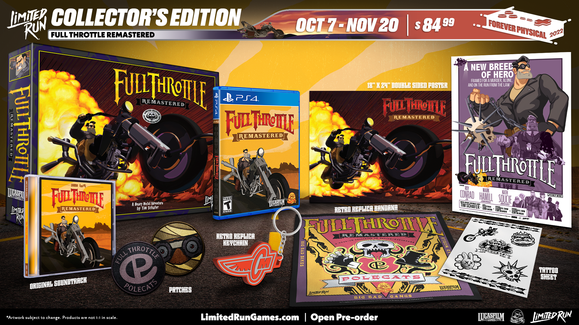 limited-run-games-483-full-throttle-ps4-spiel-collector-s-edition image 3