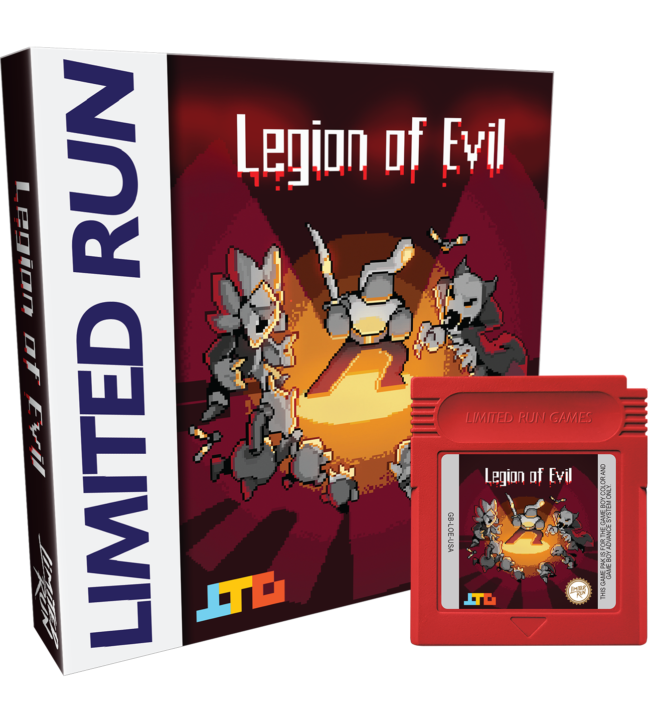 limited-run-legion-of-evil-game-boy-spiel-cartridge-standard image 1