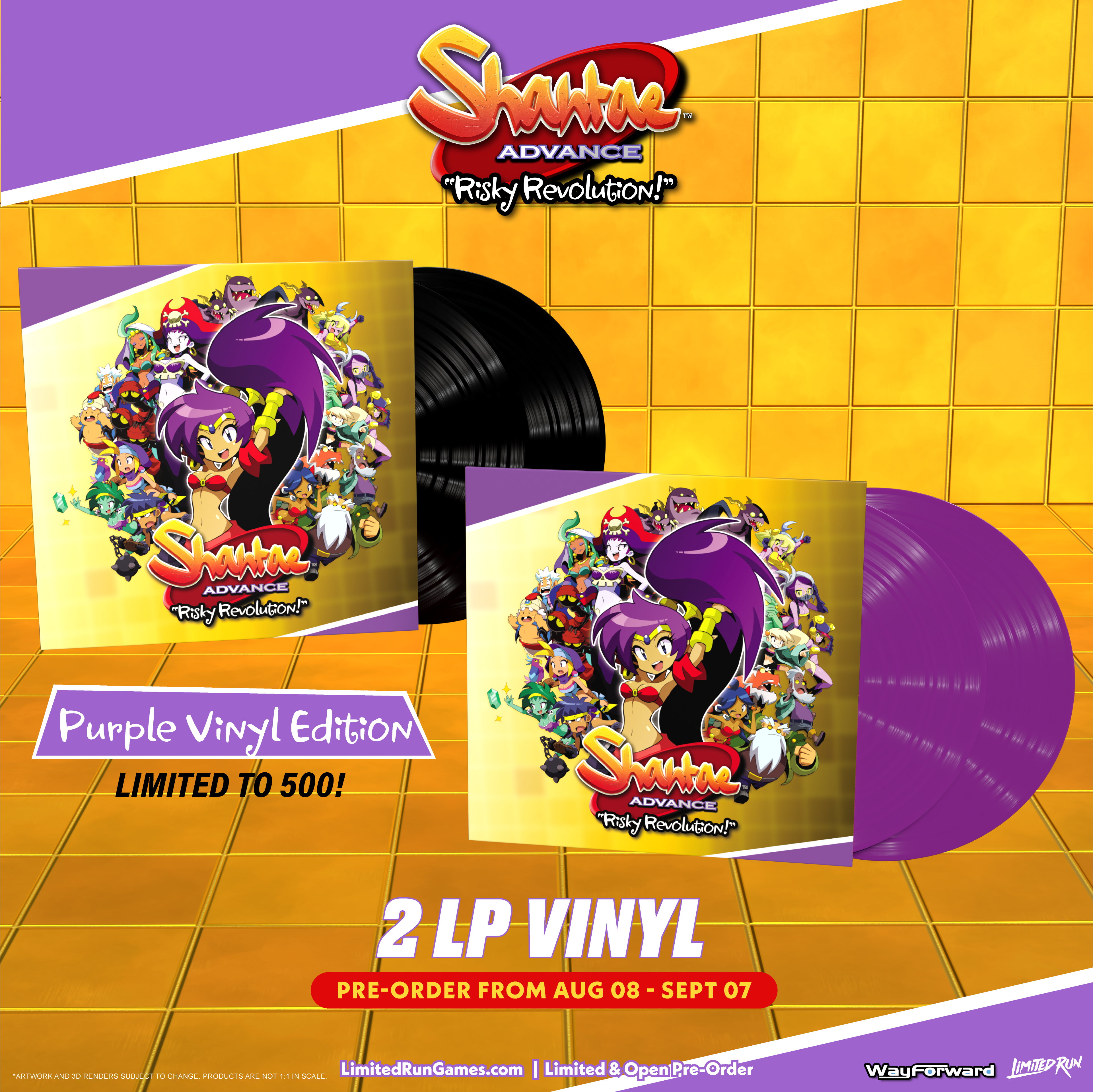 shantae-advance-risky-revolution-2lp-vinyl-soundtrack image 2