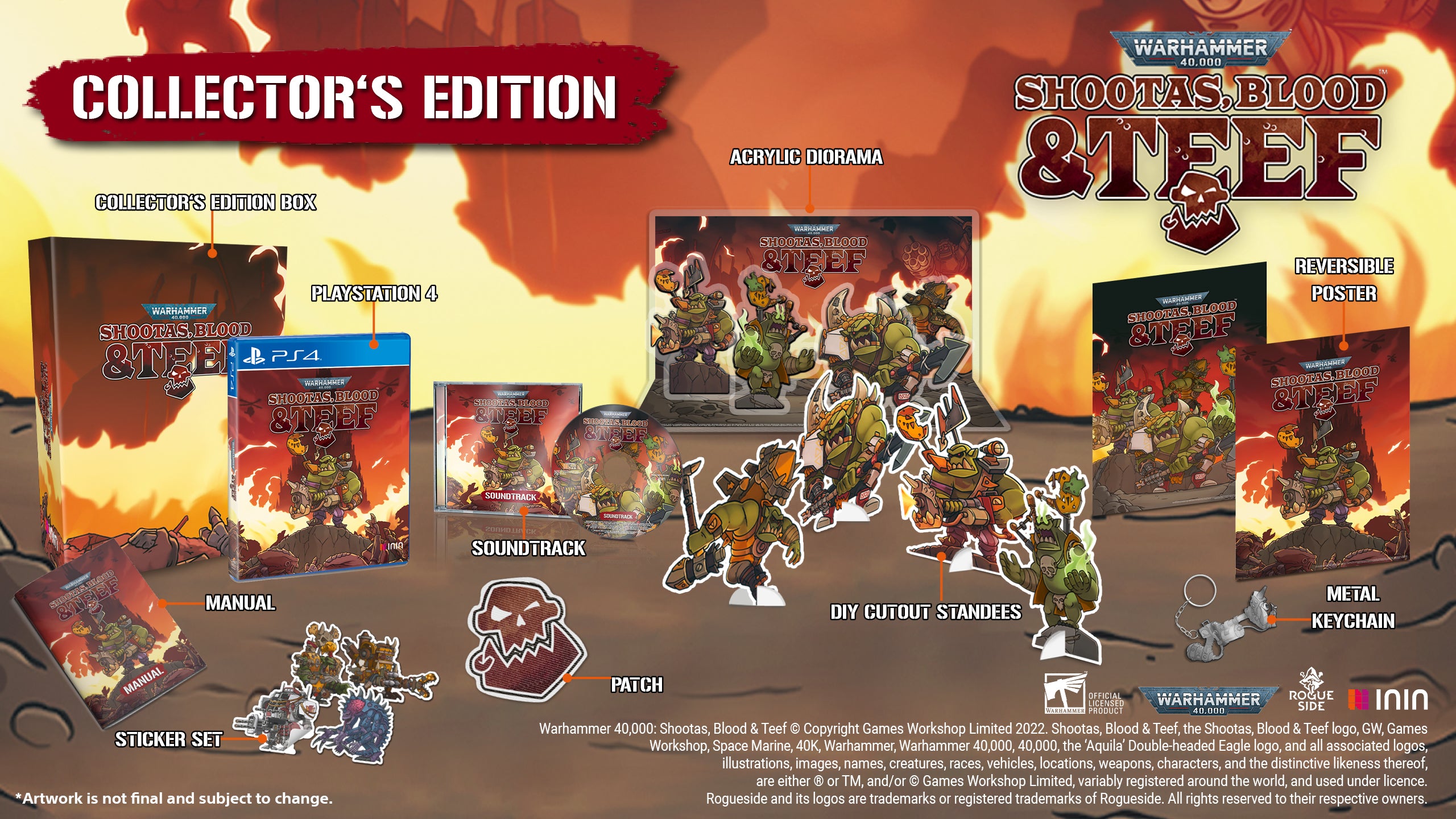 strictly-limited-warhammer-40-000-shootas-blood-teef-collector-s-ps4 image 2