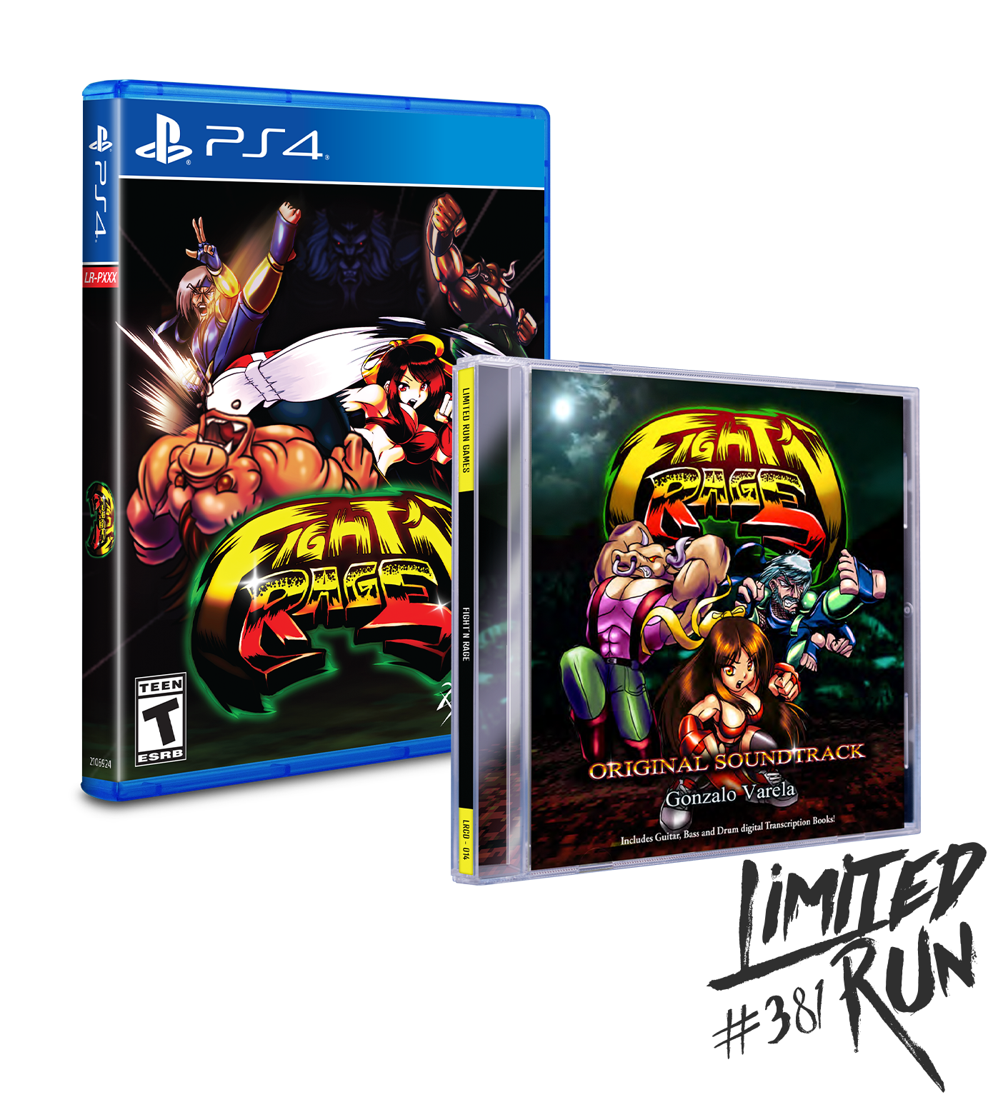 limited-run-381-fight-n-rage-ps4-spiel-soundtrack-bundle image 1