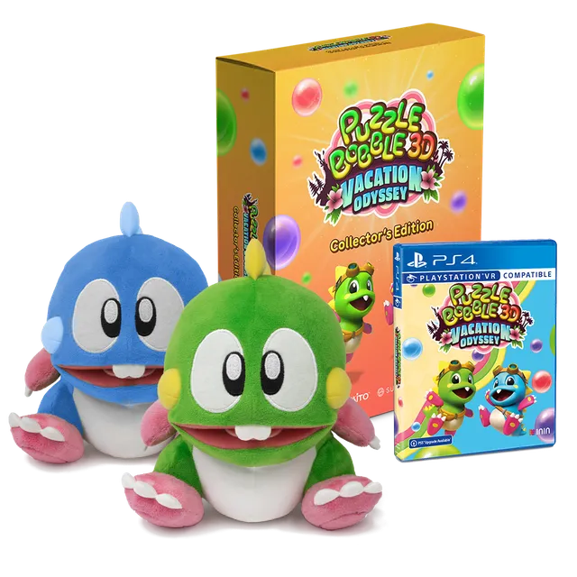 puzzle-bobble-3d-vacation-odyssey-ps4-spiel-collector-s-plush-bundle image 1