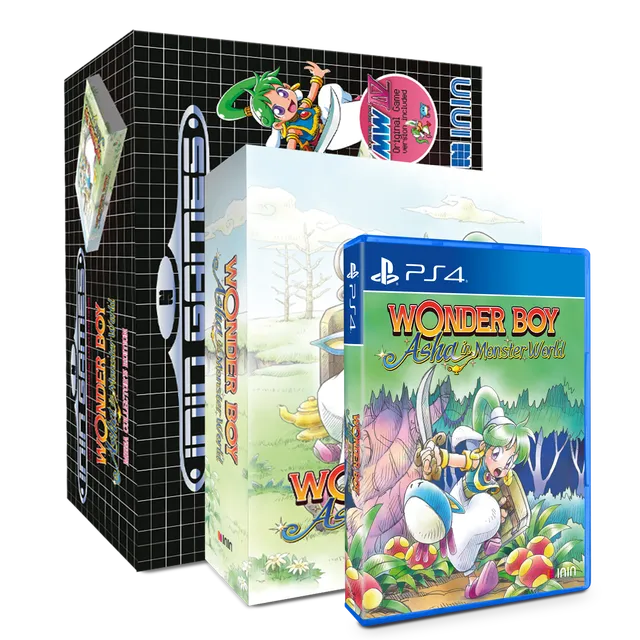 inin-games-wonder-boy-asha-in-monster-world-ps4-spiel-mega-collector-s-edition image 1