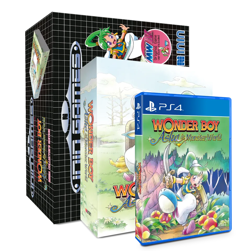 inin-games-wonder-boy-asha-in-monster-world-ps4-spiel-mega-collector-s-edition image 1