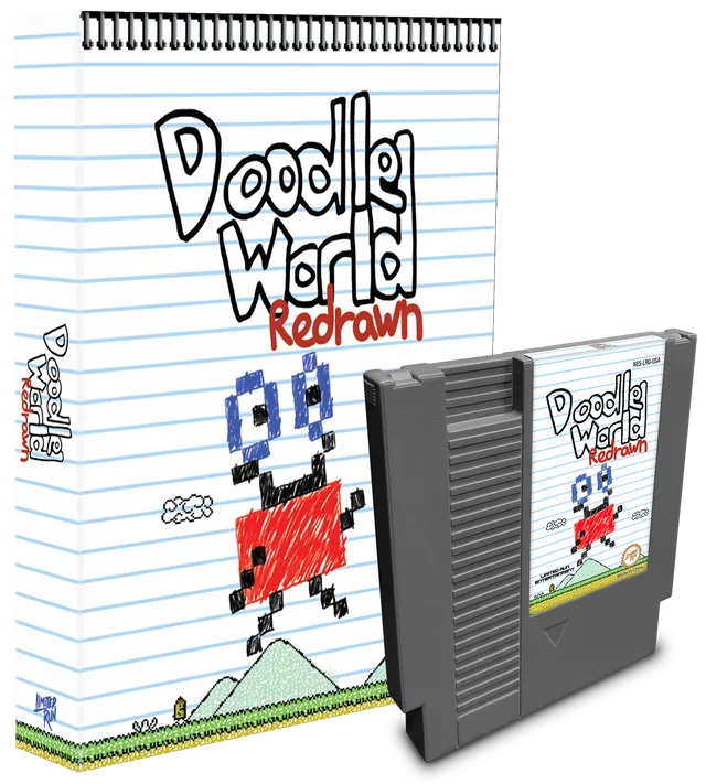 limited-run-doodle-world-redrawn-nes-modul-standard-edition image 1