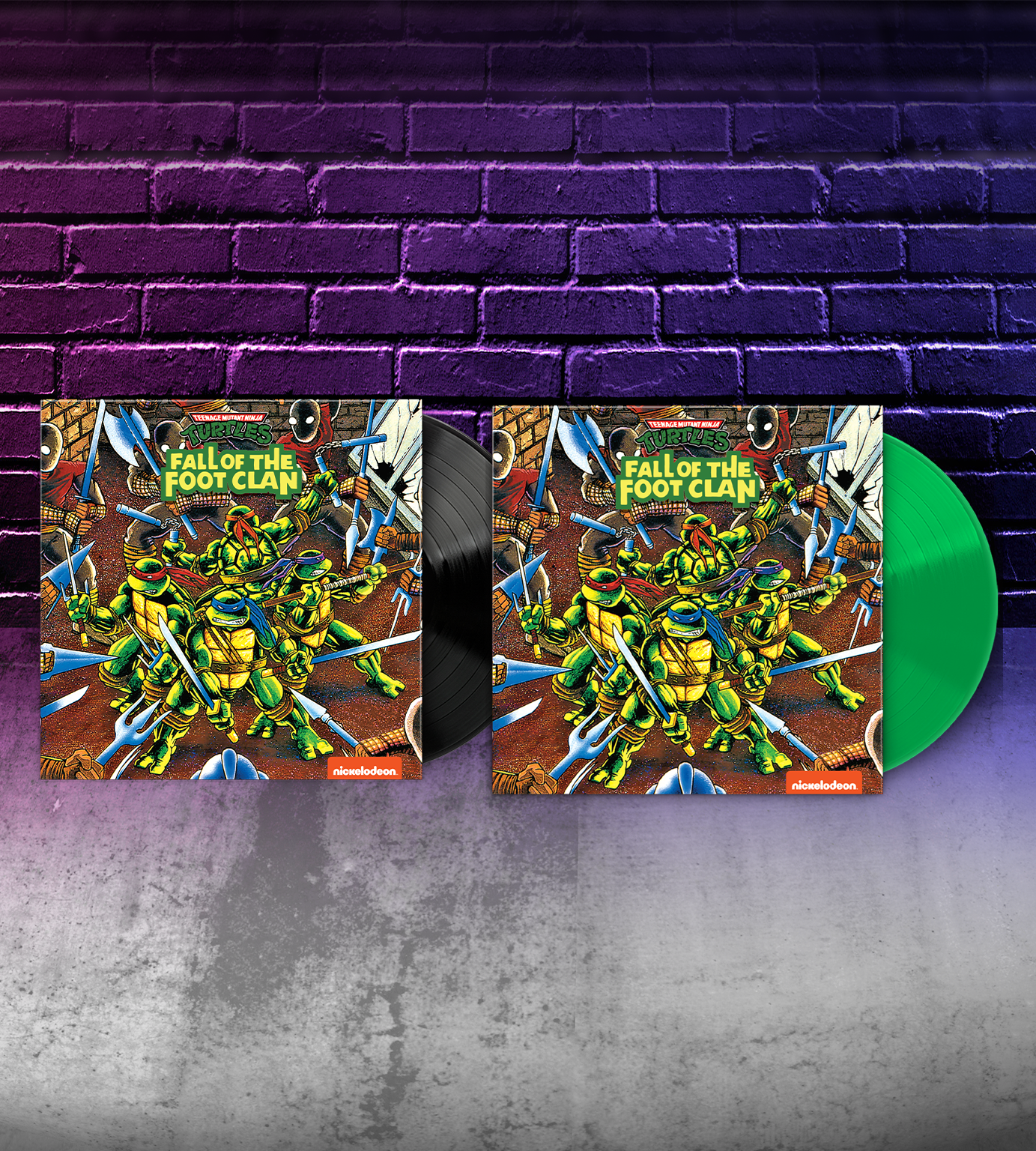 tmnt-fall-of-the-foot-clan-vinyl-lp-green-ooze-edition image 4