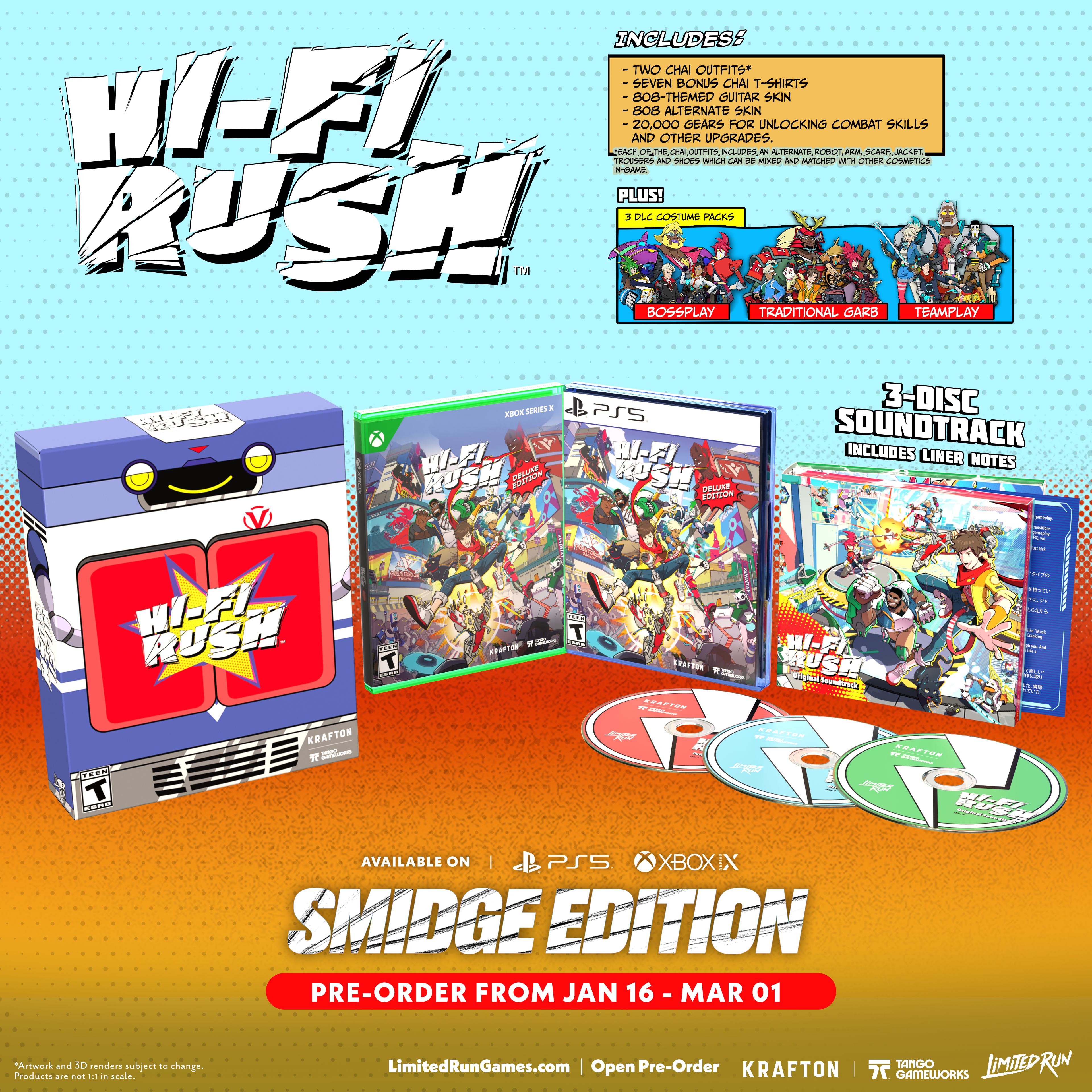 limited-run-hi-fi-rush-ps5-spiel-smidge-edition-rhythmus-action image 2