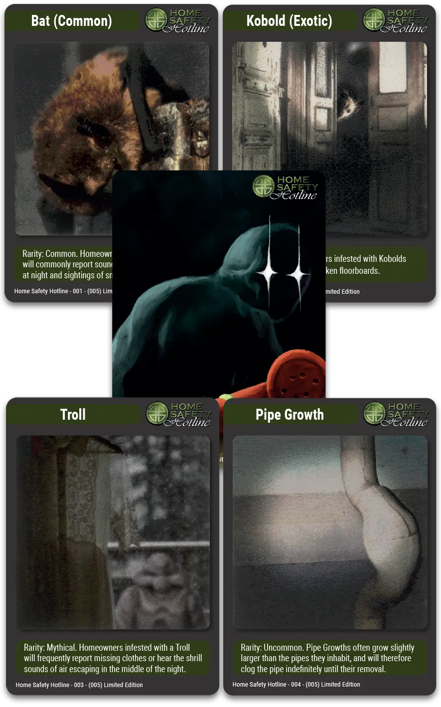 super-rare-games-tc-155-home-safety-hotline-trading-cards-booster image 1
