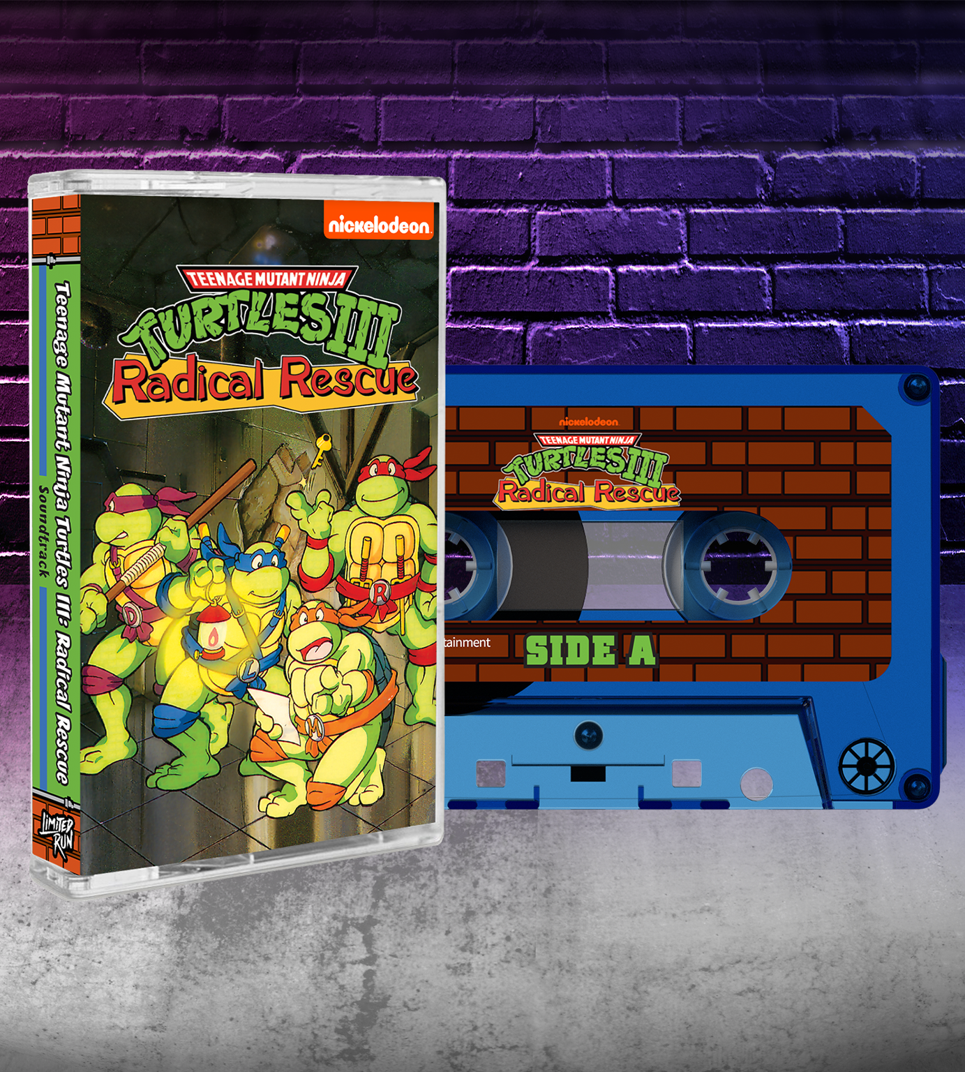 limited-run-tmnt-iii-radical-rescue-kassette-soundtrack image 2