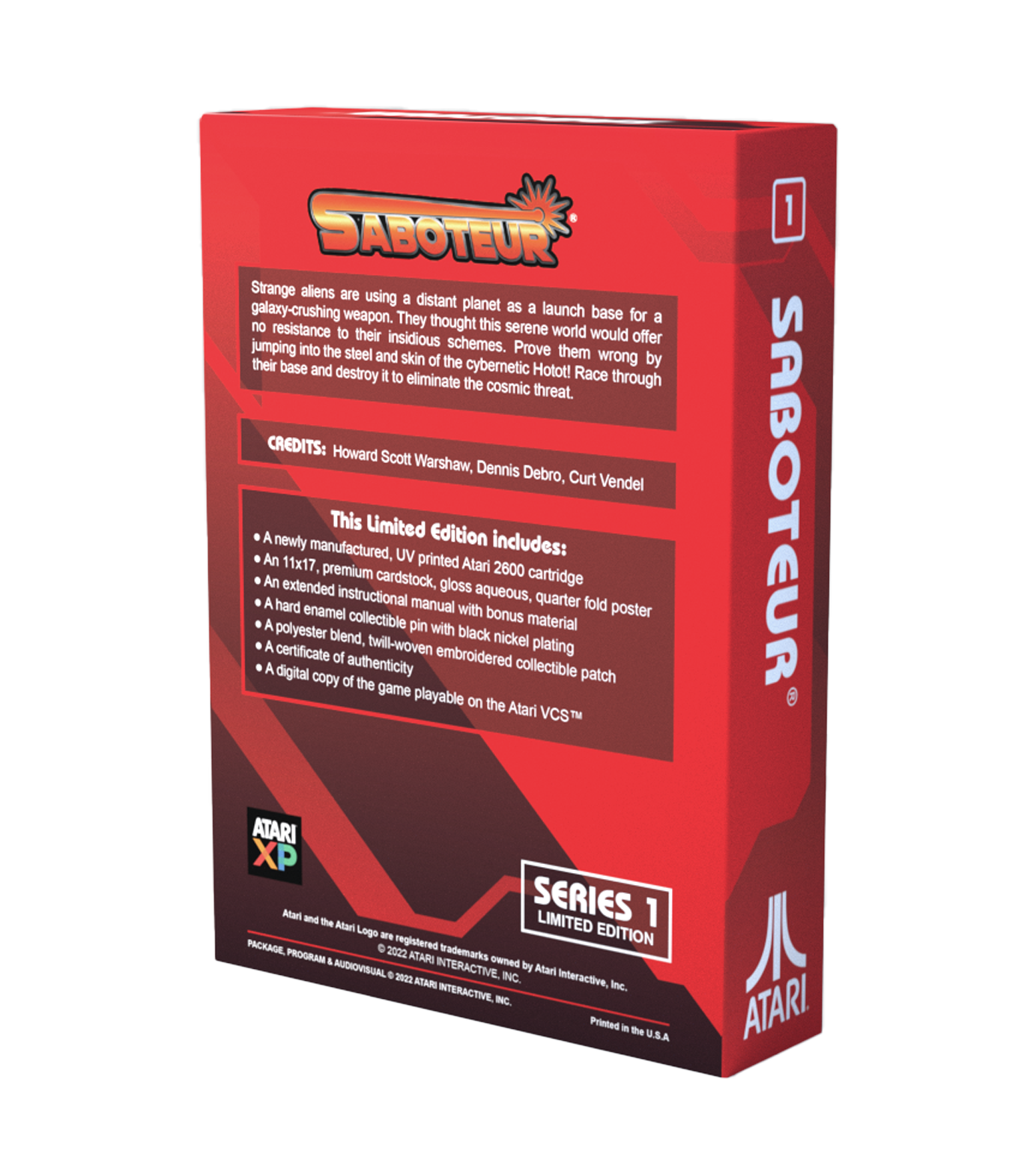 saboteur-limited-edition-atari-retro-spiel-sammler-edition image 2