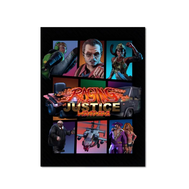 strictly-limited-raging-justice-art-card-kunstdruck-aluminium image 1