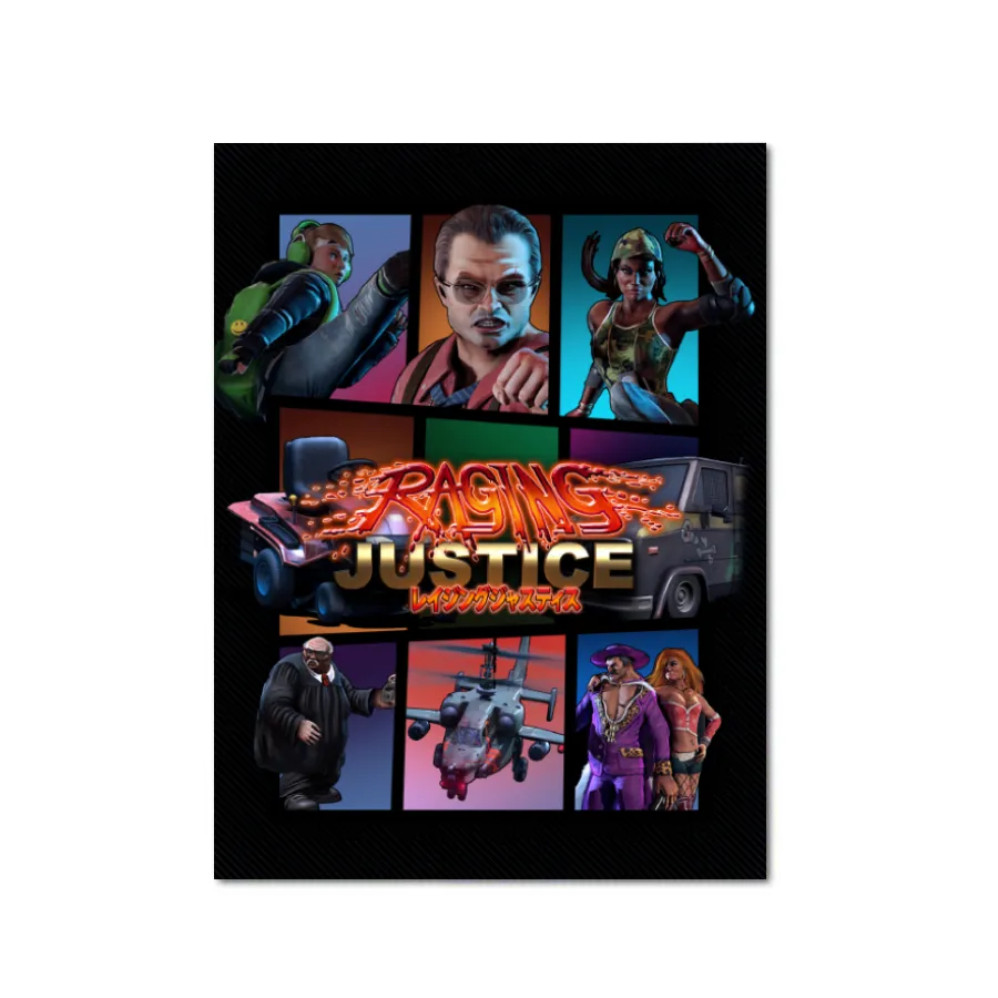 strictly-limited-raging-justice-art-card-kunstdruck-aluminium image 1