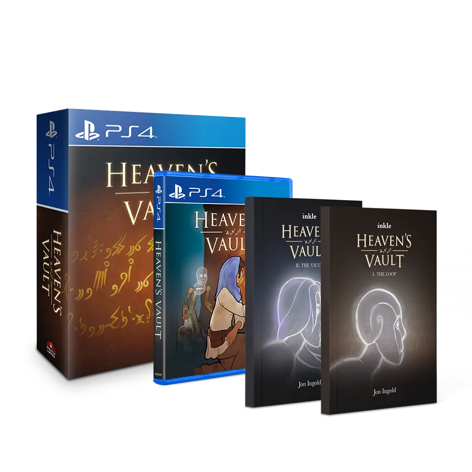 strictly-limited-heaven-s-vault-ps4-spiel-special-edition-buch-bundle image 1