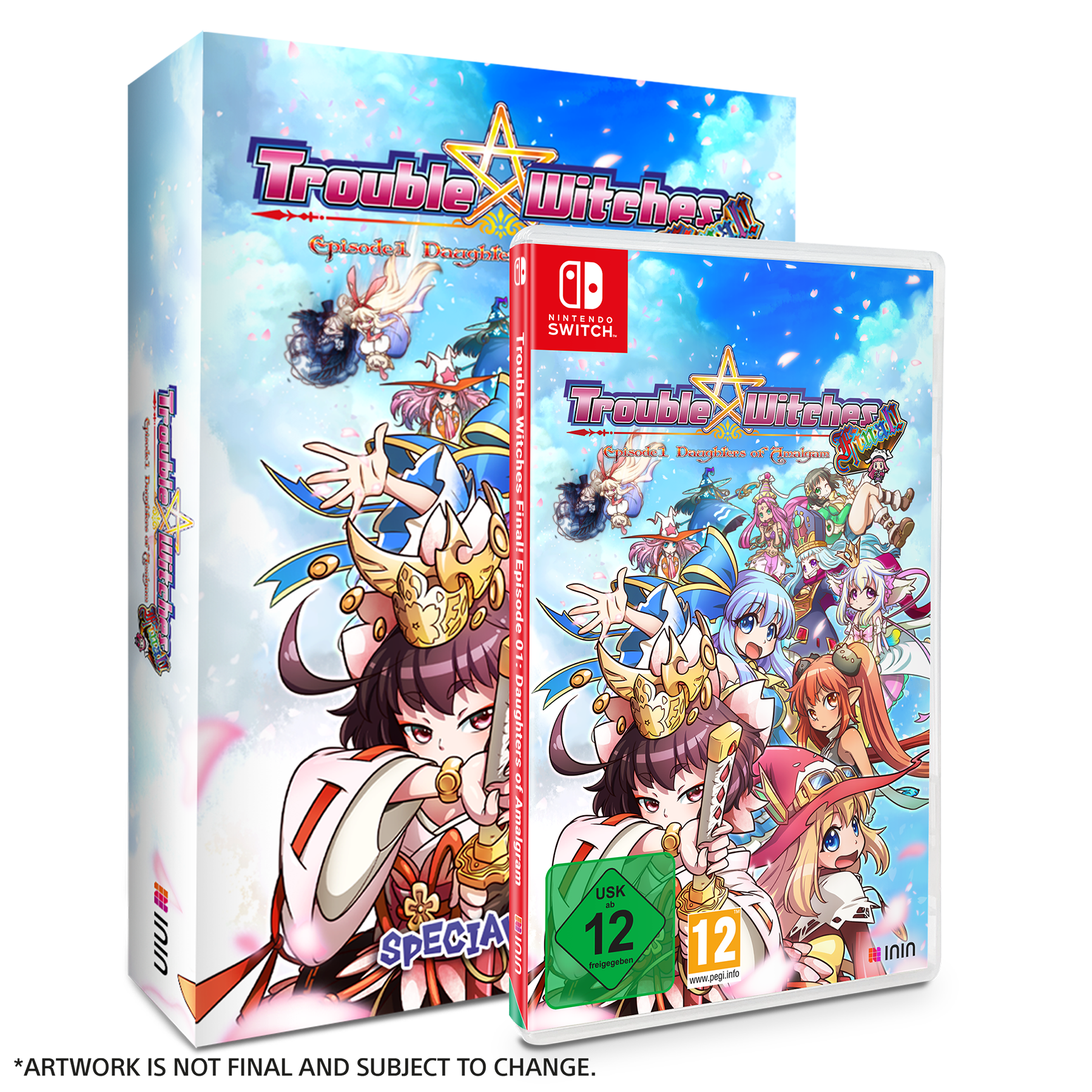 strictly-limited-games-trouble-witches-special-edition-switch-spiel-usk image 1