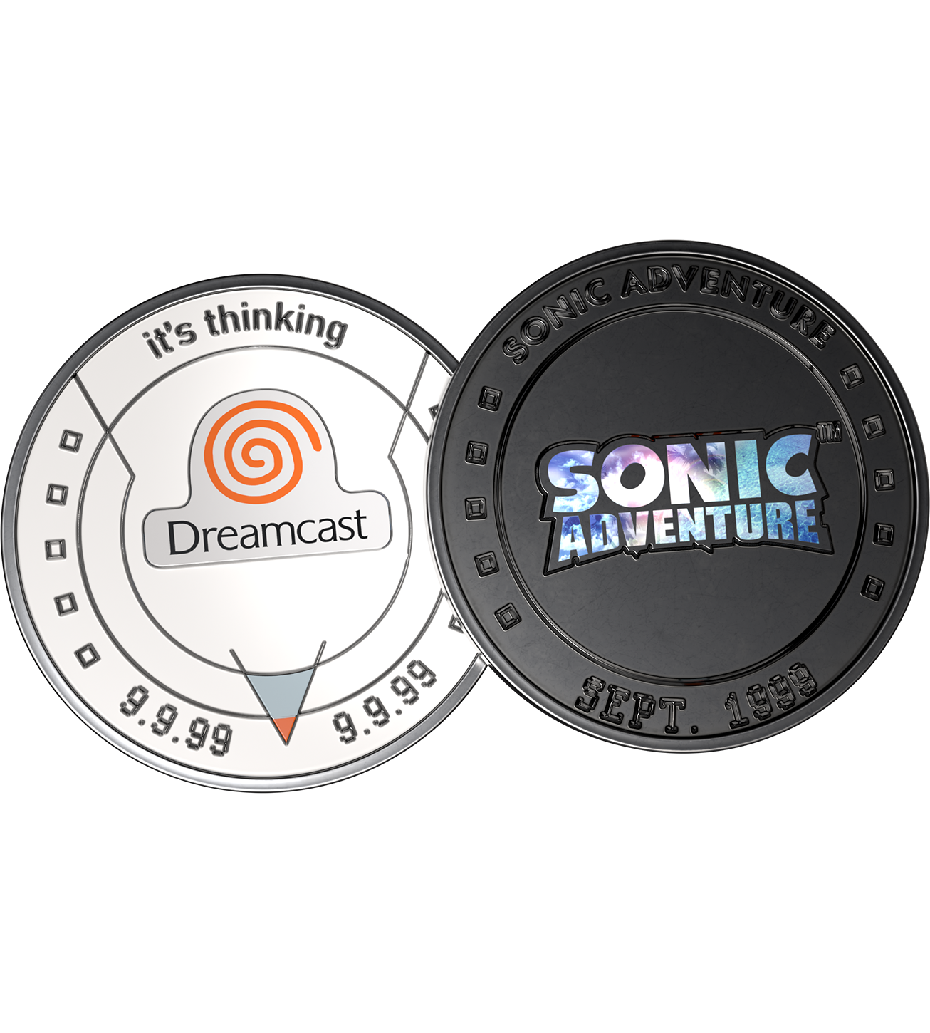 sonic-adventure-gedenkm-nze-sammler-coin-merch-figur image 1