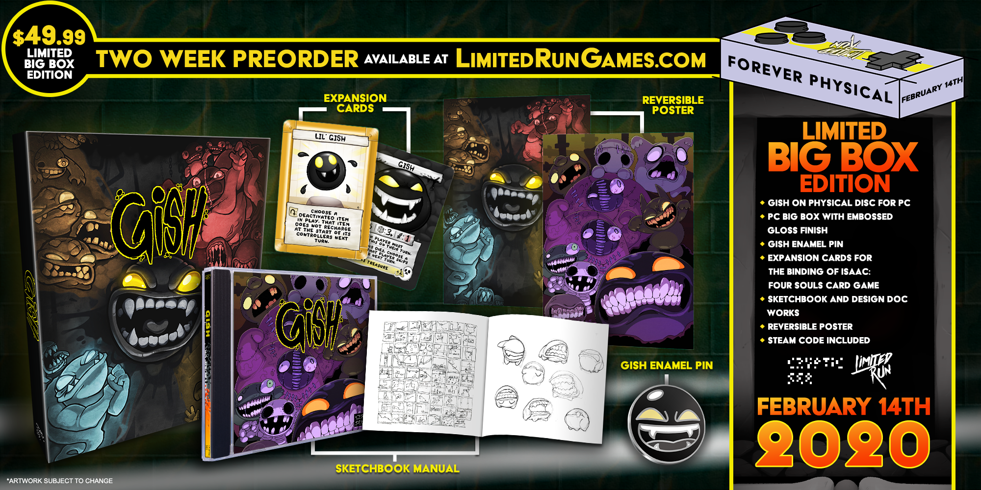limited-run-gish-pc-spiel-big-box-edition-mit-steam-code image 2