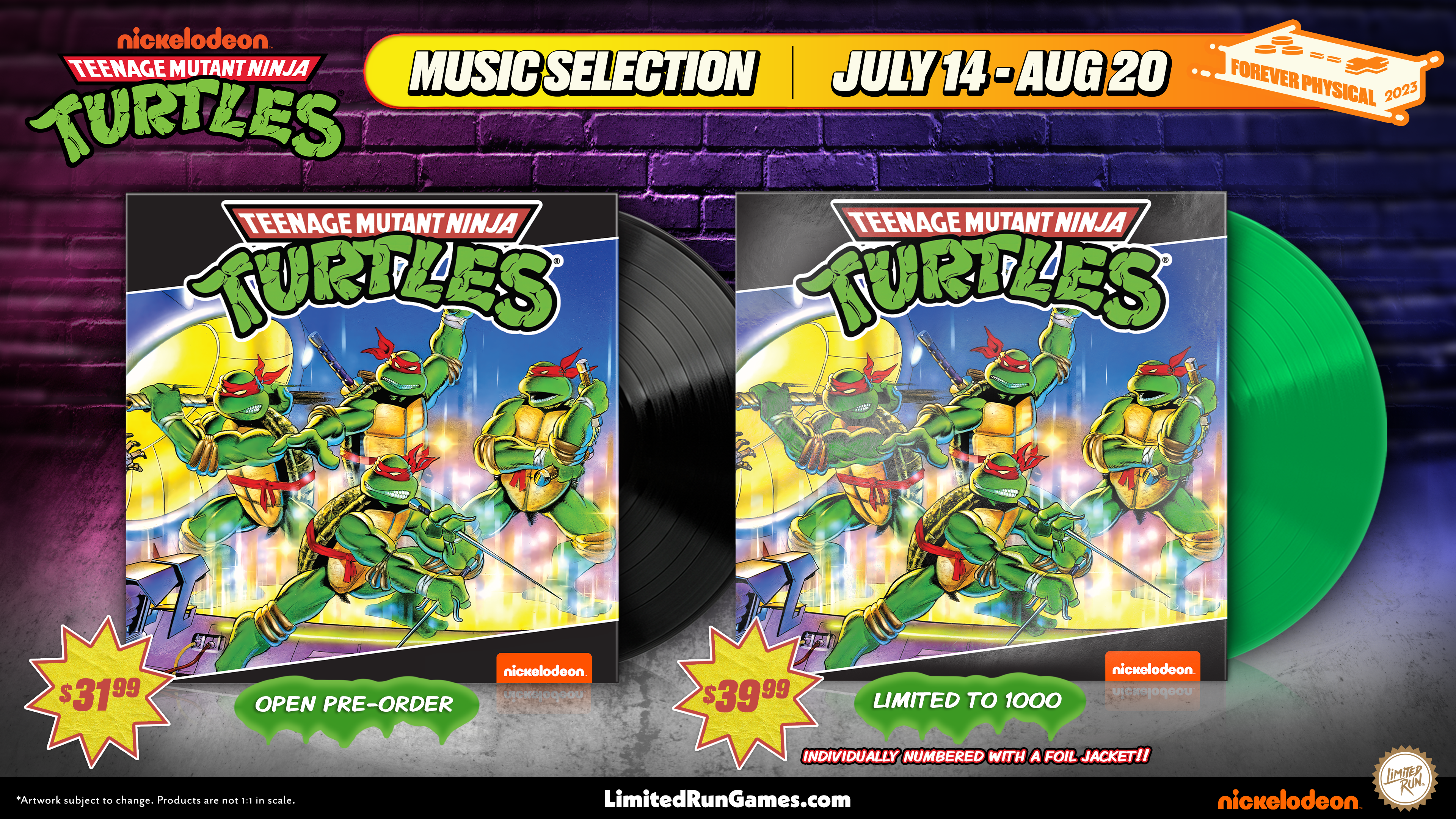 limited-run-games-tmnt-nes-vinyl-soundtrack-black-vinyl image 5