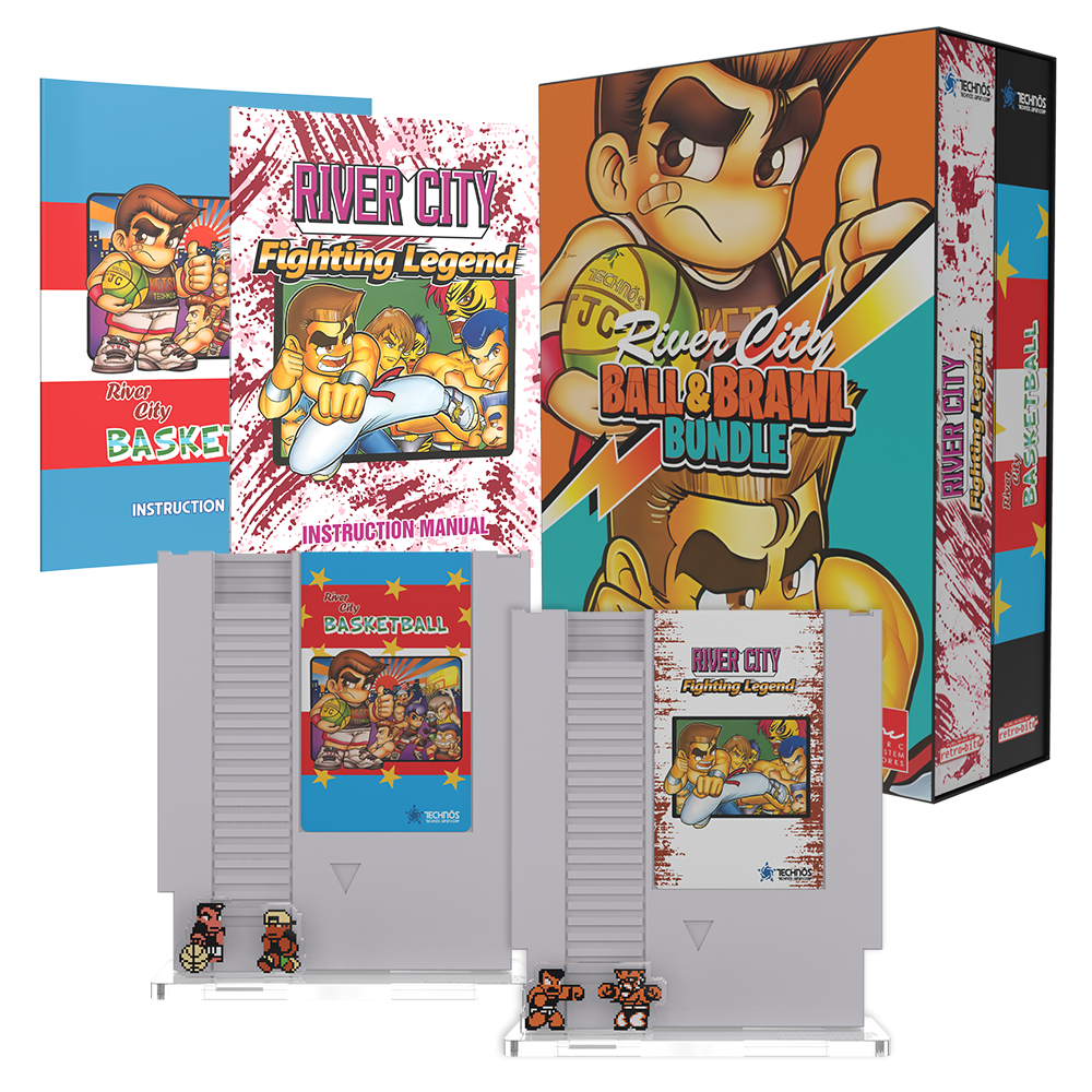 strictly-limited-games-river-city-ball-brawl-bundle-nes-spiel image 1