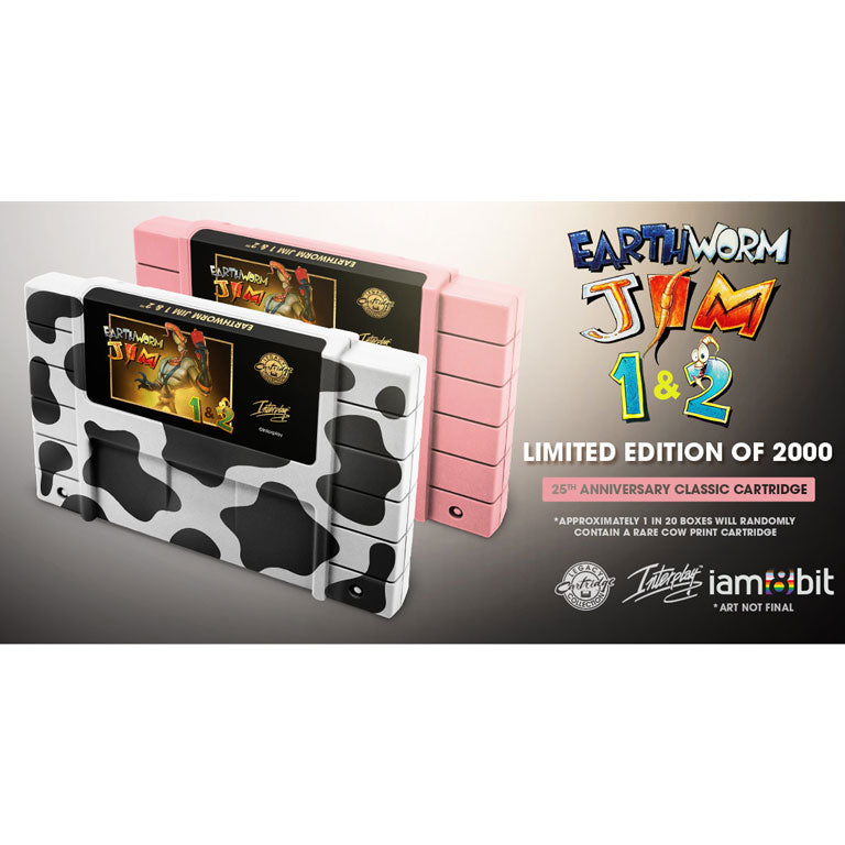 iam8bit-legacy-earthworm-jim-1-2-snes-modul-25th-anniversary image 3