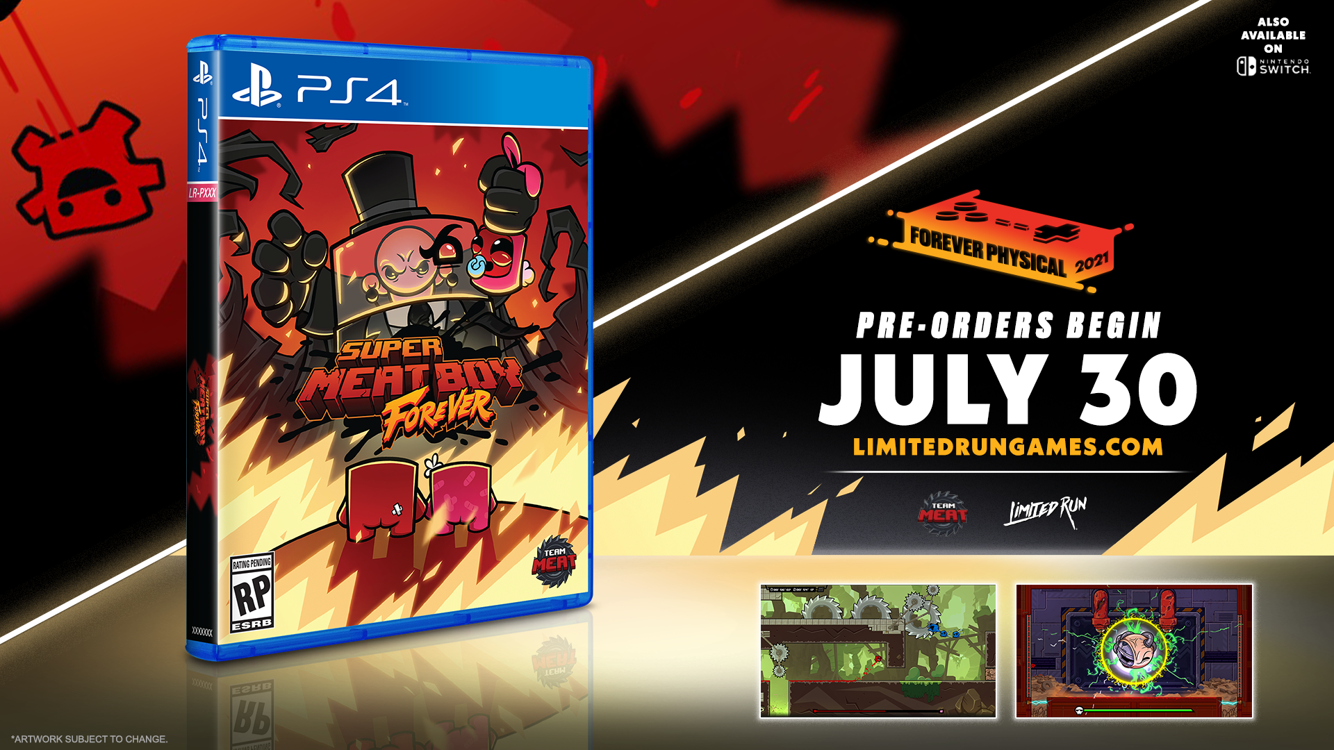 limited-run-411-super-meat-boy-forever-ps4-spiel-standard image 2