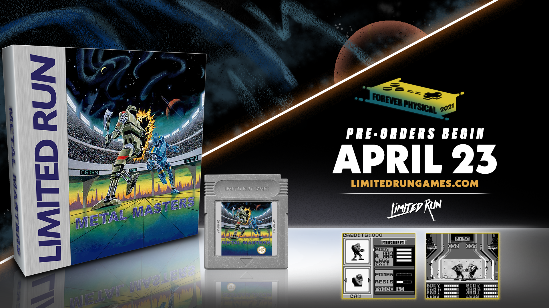 limited-run-games-metal-masters-gb-game-boy-spiel-standard-edition image 2