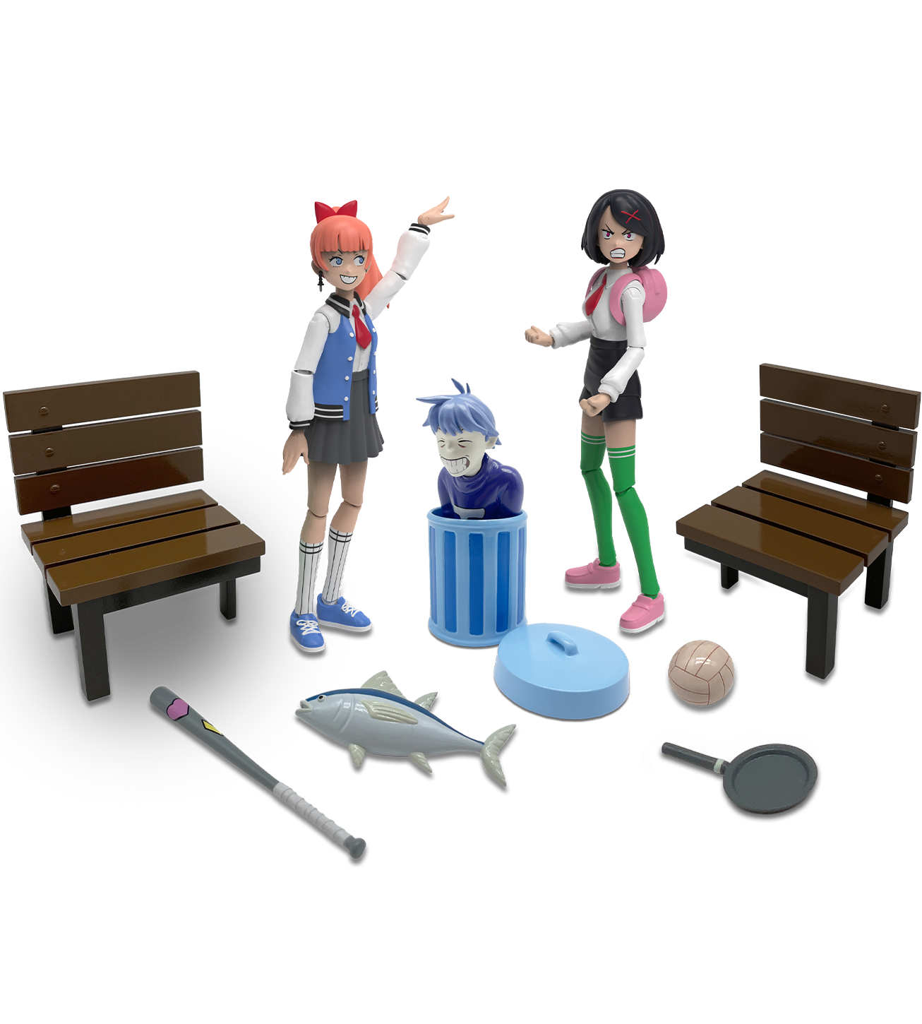 river-city-girls-2-kyoko-misako-figuren-bundle-godai-set image 2