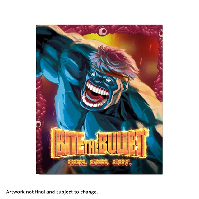 strictly-limited-bite-the-bullet-zombro-art-card-aluminium image 1