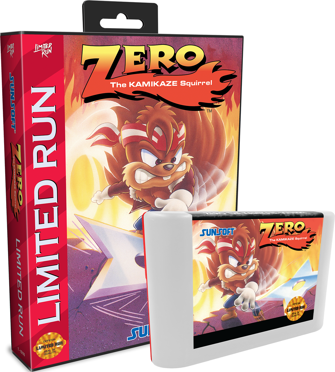limited-run-zero-the-kamikaze-squirrel-genesis-spiel-standard-edition image 1