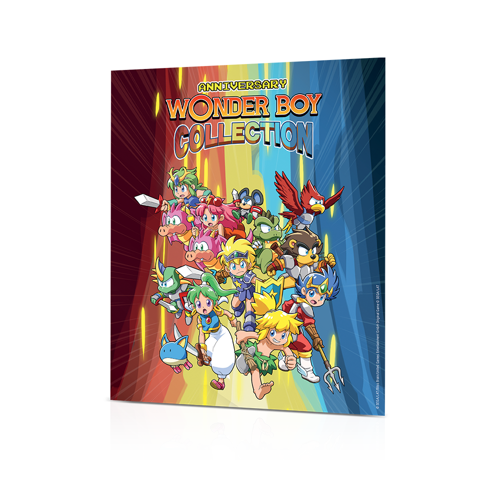 strictly-limited-wonder-boy-anniversary-collection-art-card-alu-14x17 image 1